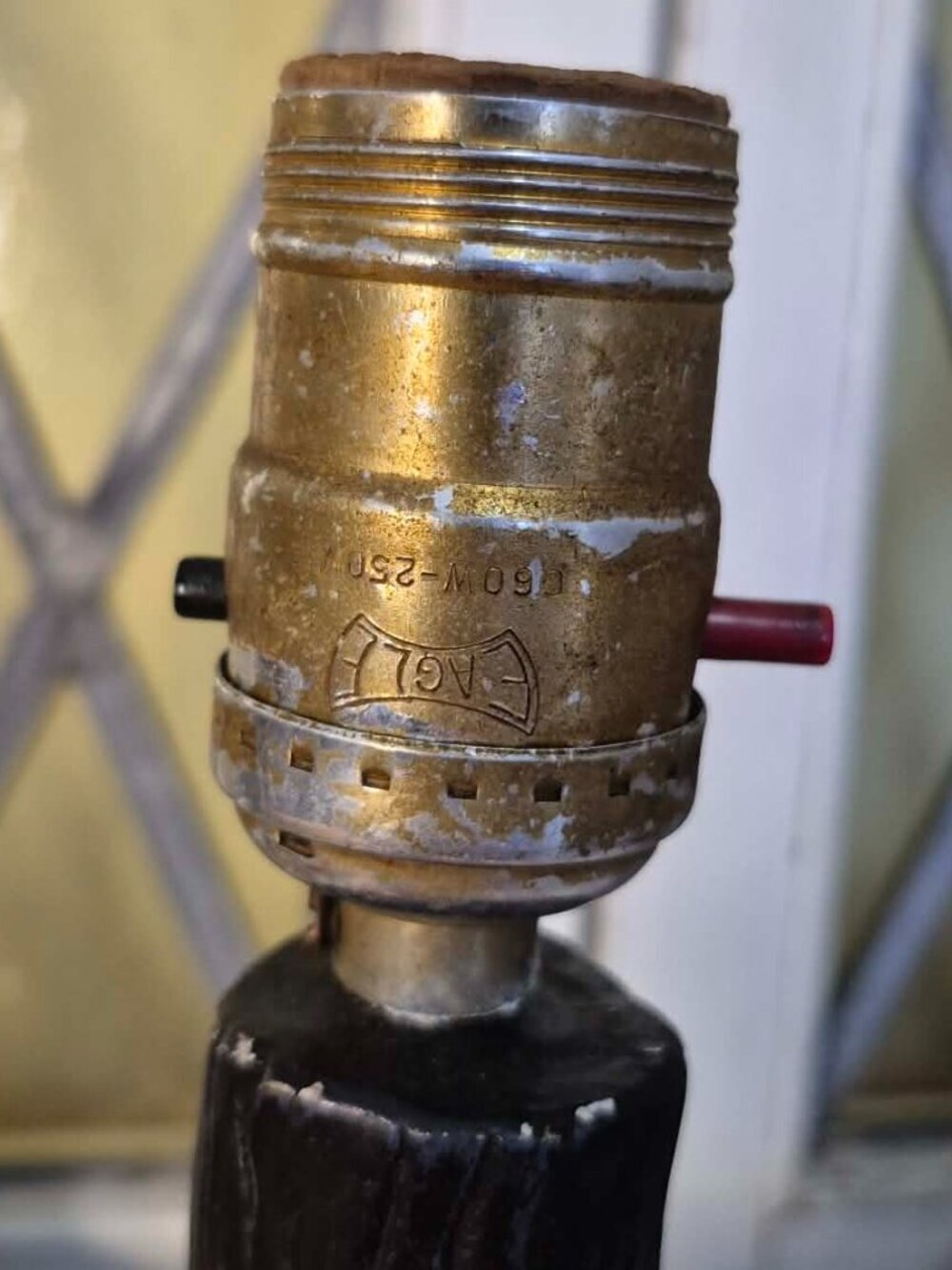 UNIQUE M Choquette Art Peice - MCM Vintage 15" Electric Lamp - Picture 8 of 16